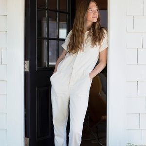 Everlane super soft Coverall In Bone